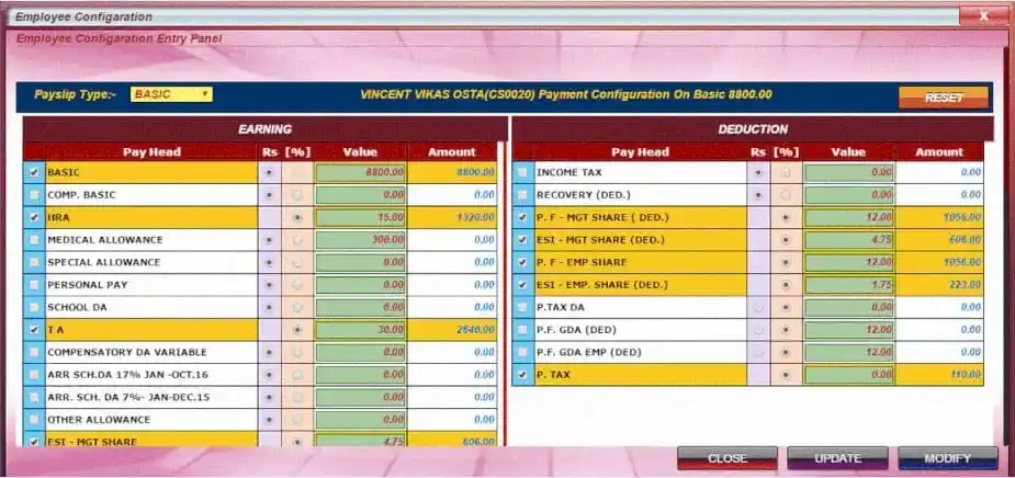 Payroll Employee Management System